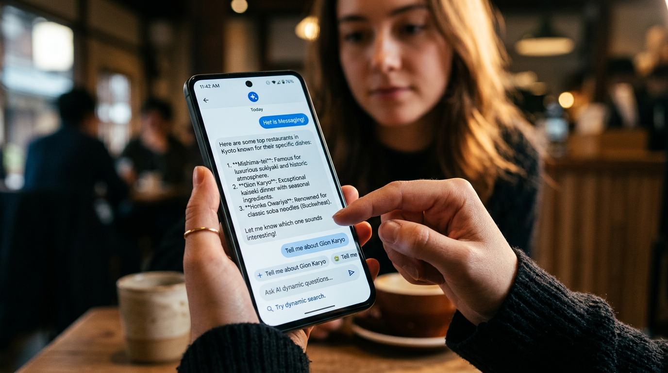 AI chatbot integration in a custom mobile application