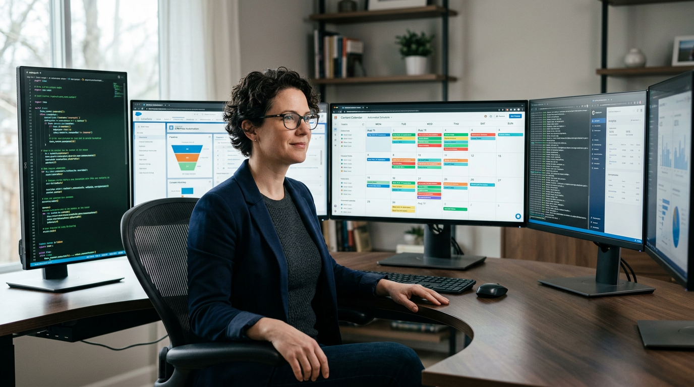 An AI Chief of Staff supervising multiple automated workflows
