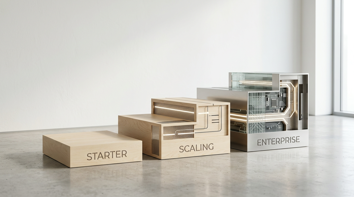 Ecommerce development strategy mapped to business growth stages