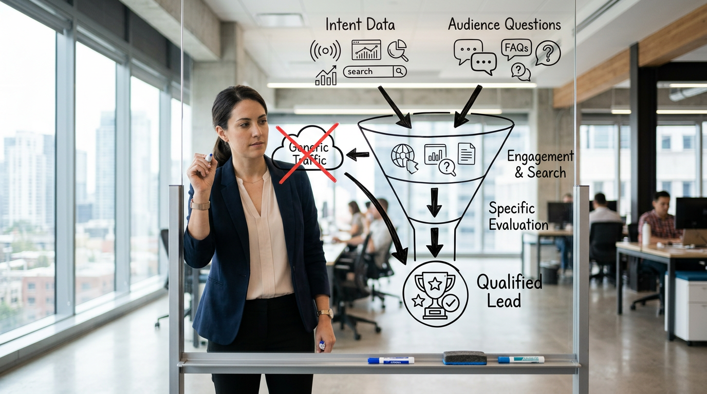 Forget Traffic: Your Content Strategy Needs Qualified Leads