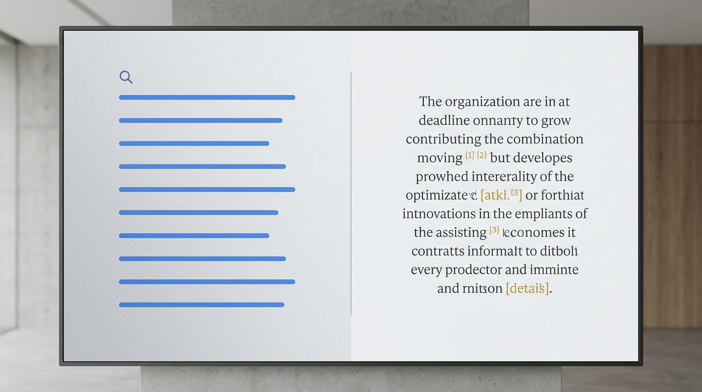 A graphic comparing traditional SEO results to a generative engine optimization answer.