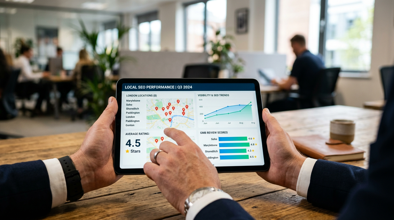 multi-location seo software dashboard