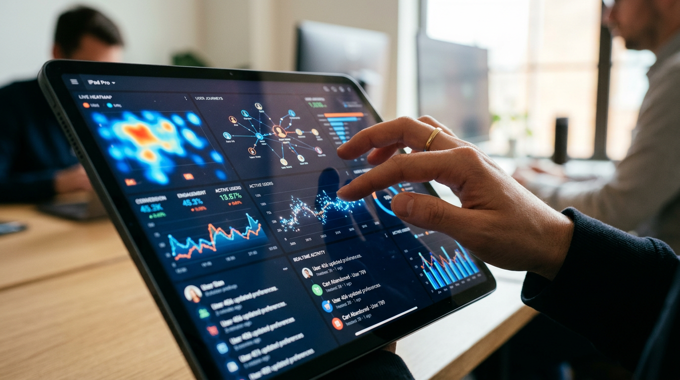 real-time behavioral data tracking in a CRM
