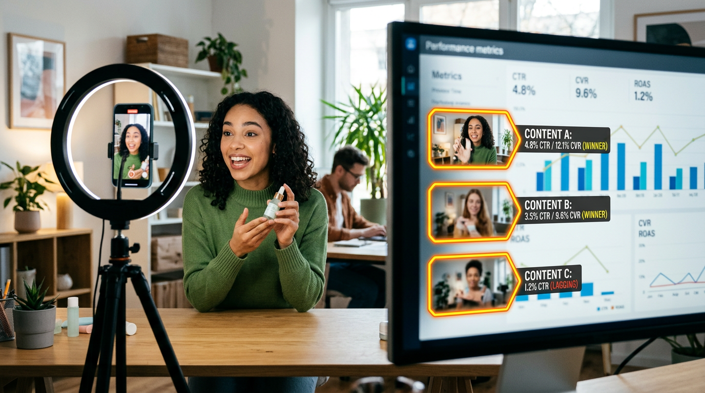 scoring ai ugc performance to find winning creative