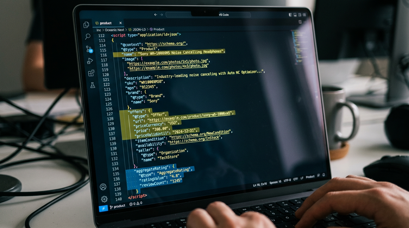 product schema markup code for shopify seo