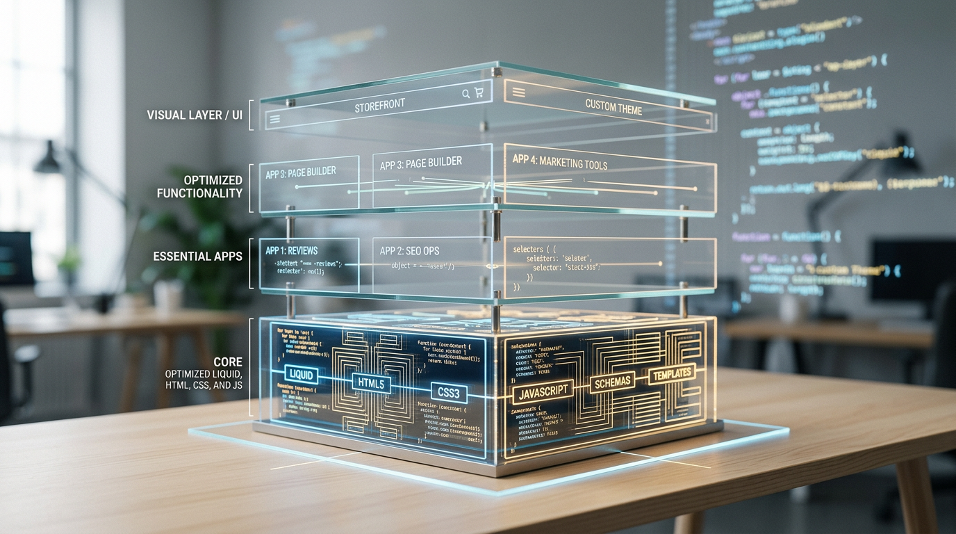Optimized Shopify technical architecture